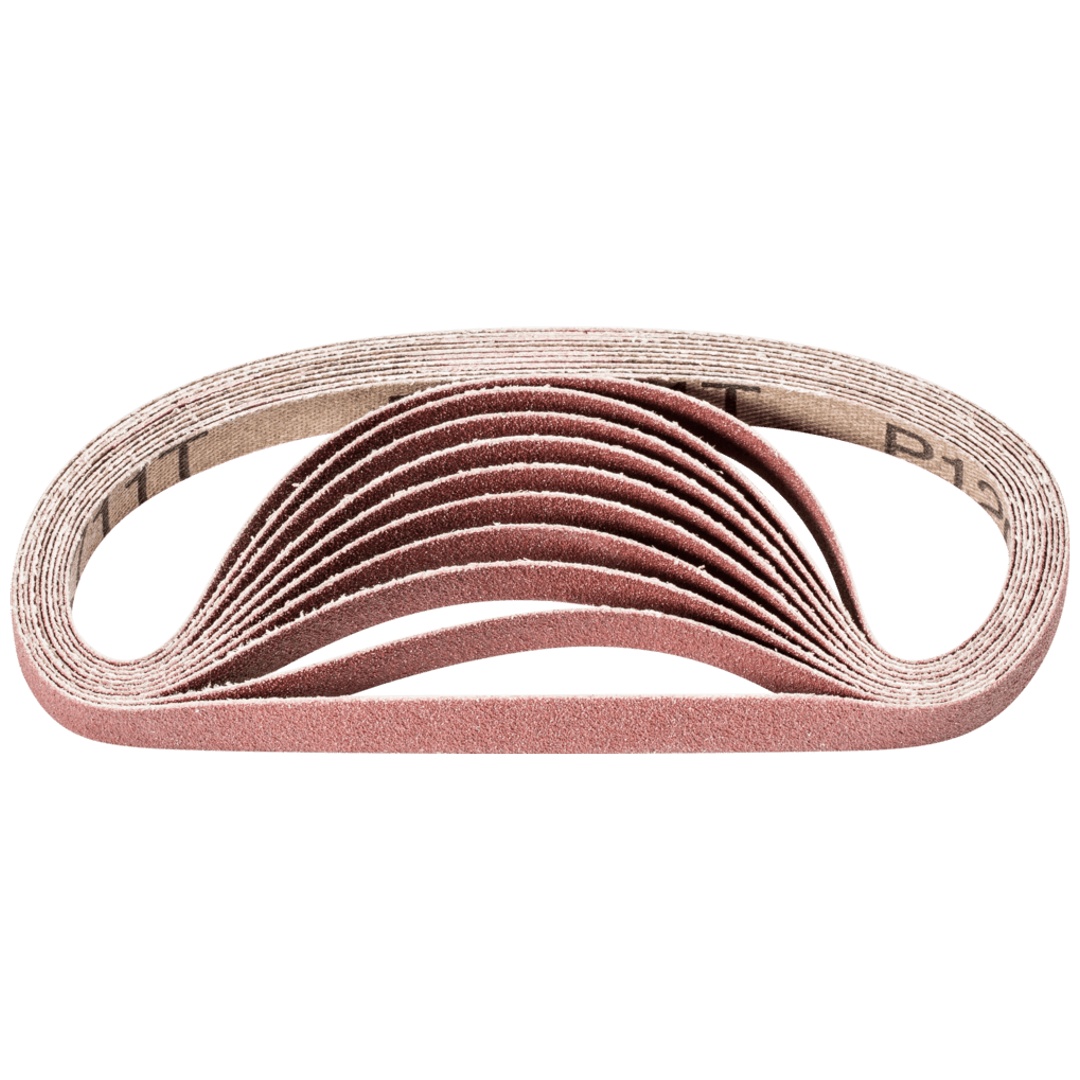PFERD TOOLS Korund Schleifband BA 9x305 mm A120 für universelle Anwendung mit Bandschleifer