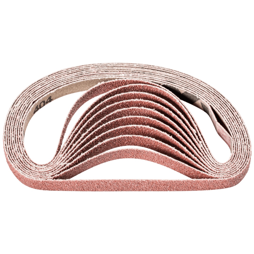 PFERD TOOLS Korund Schleifband BA 9x305 mm A60 für universelle Anwendung mit Bandschleifer