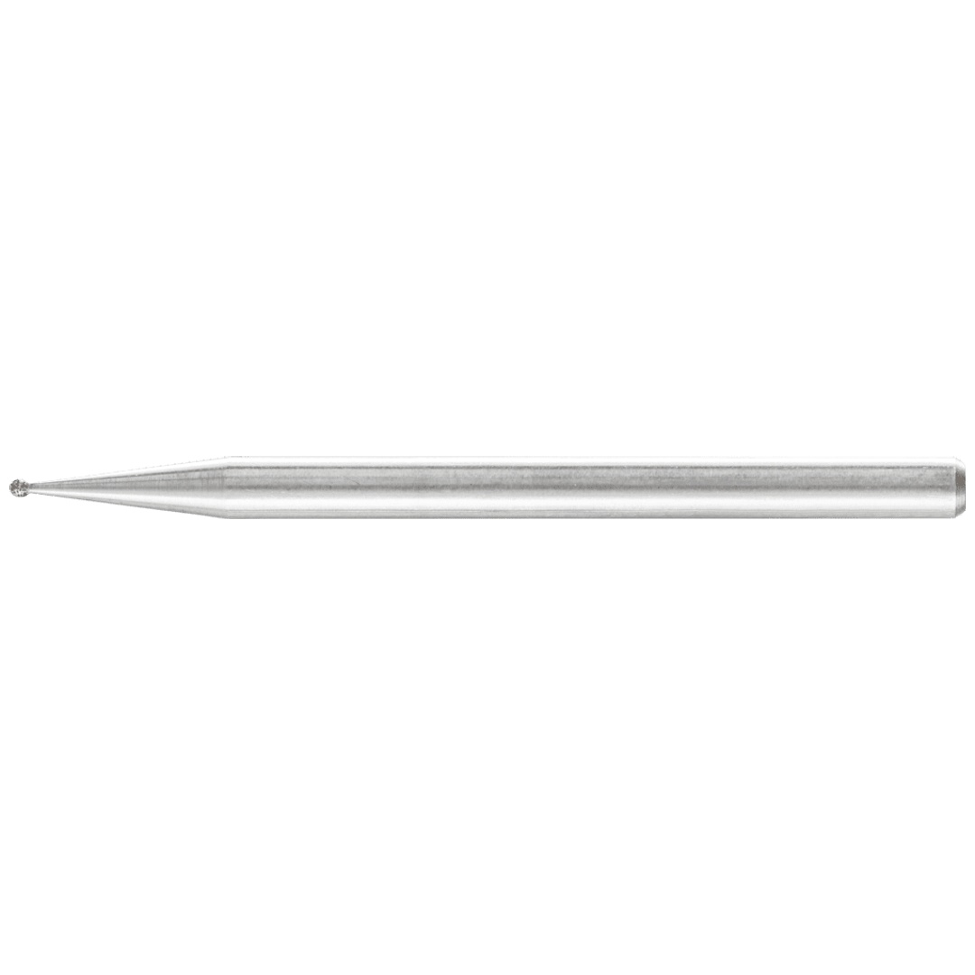 PFERD TOOLS CBN-Schleifstift Kugel Ø 1,0mm Schaft-Ø 3 mm B126 (mittel) zum Gravieren und Entgraten