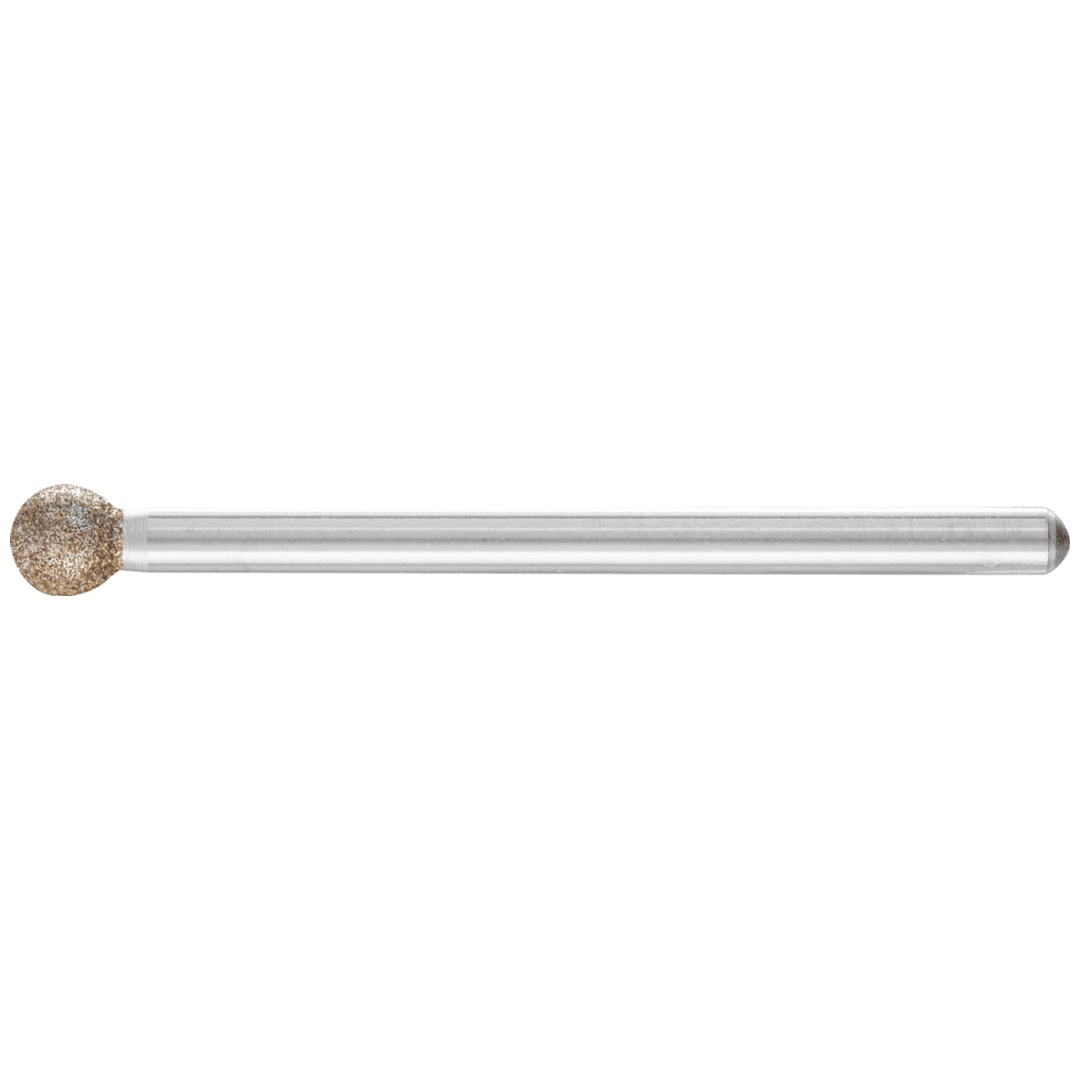 PFERD TOOLS CBN-Schleifstift Kugel Ø 5,0mm Schaft-Ø 3 mm B126 (mittel) zum Gravieren und Entgraten