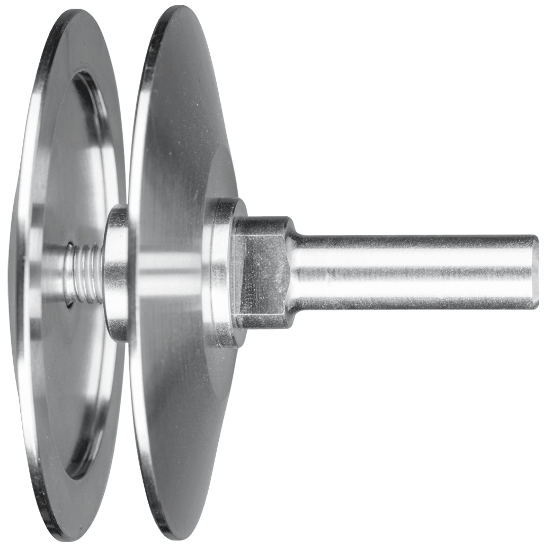 PFERD TOOLS Zubehör Werkzeughalter BO für Rundbürsten Ø150-180mm mit Bohrung 22,2 auf 12 mm Schaft