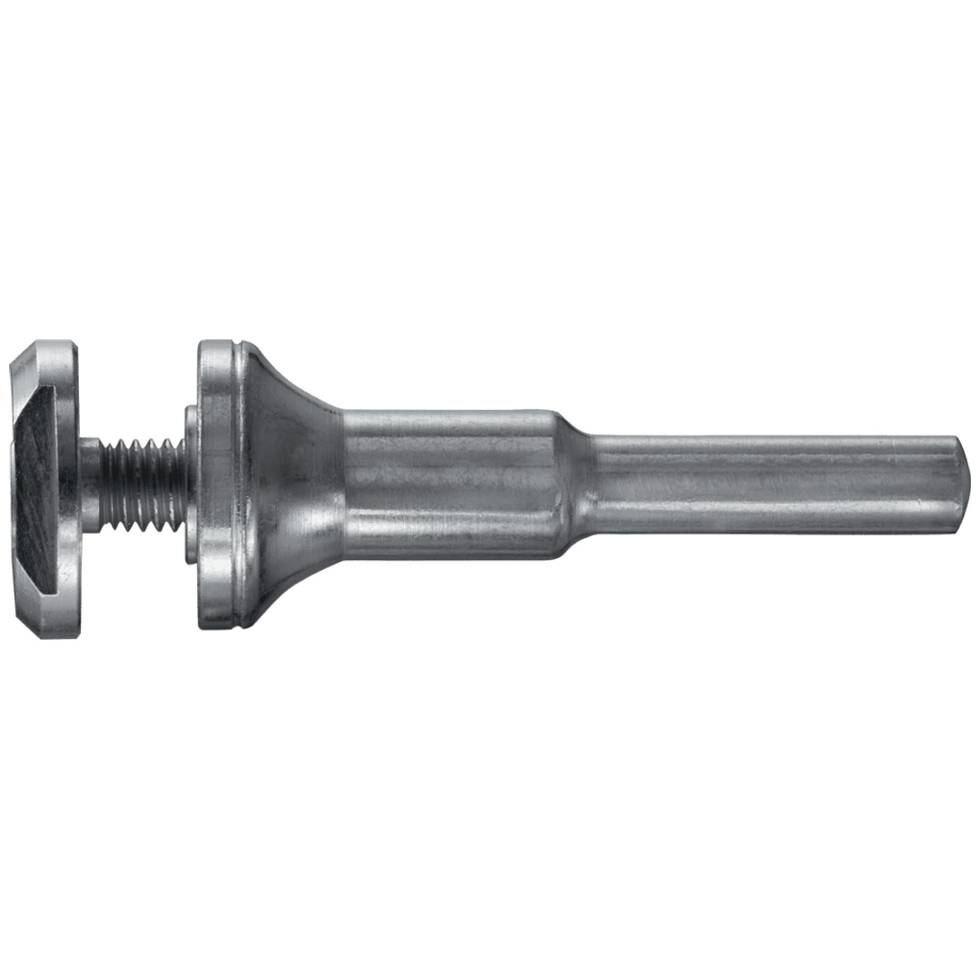 PFERD TOOLS Aufspannbolzen für kleine Trennscheiben mit Bohrung 10mm Schaft-Ø 6,35 mm