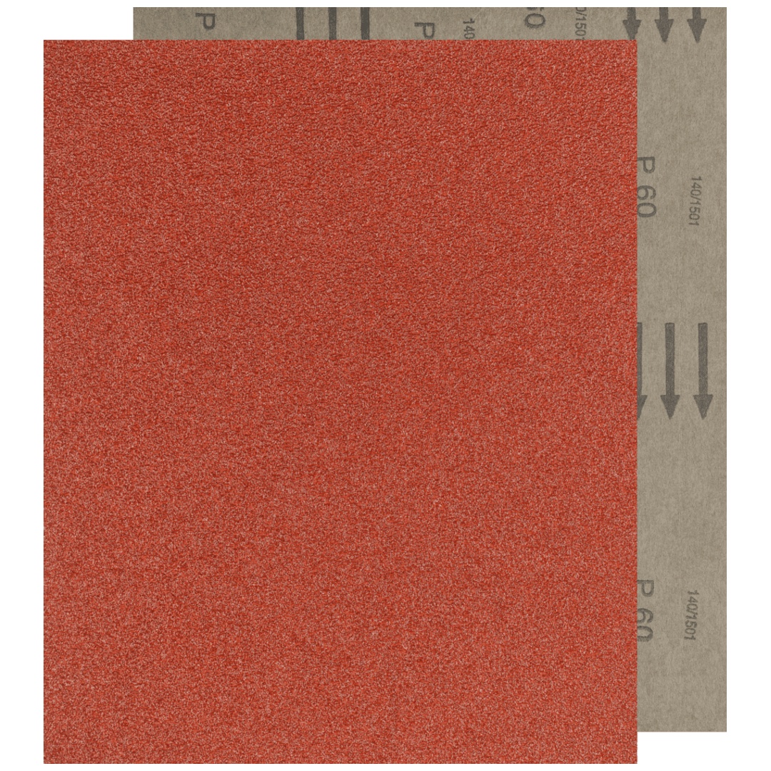 PFERD TOOLS Papier Schleifbogen Korund 230x280mm BP A60 universell für Holz, Farbe und Lack