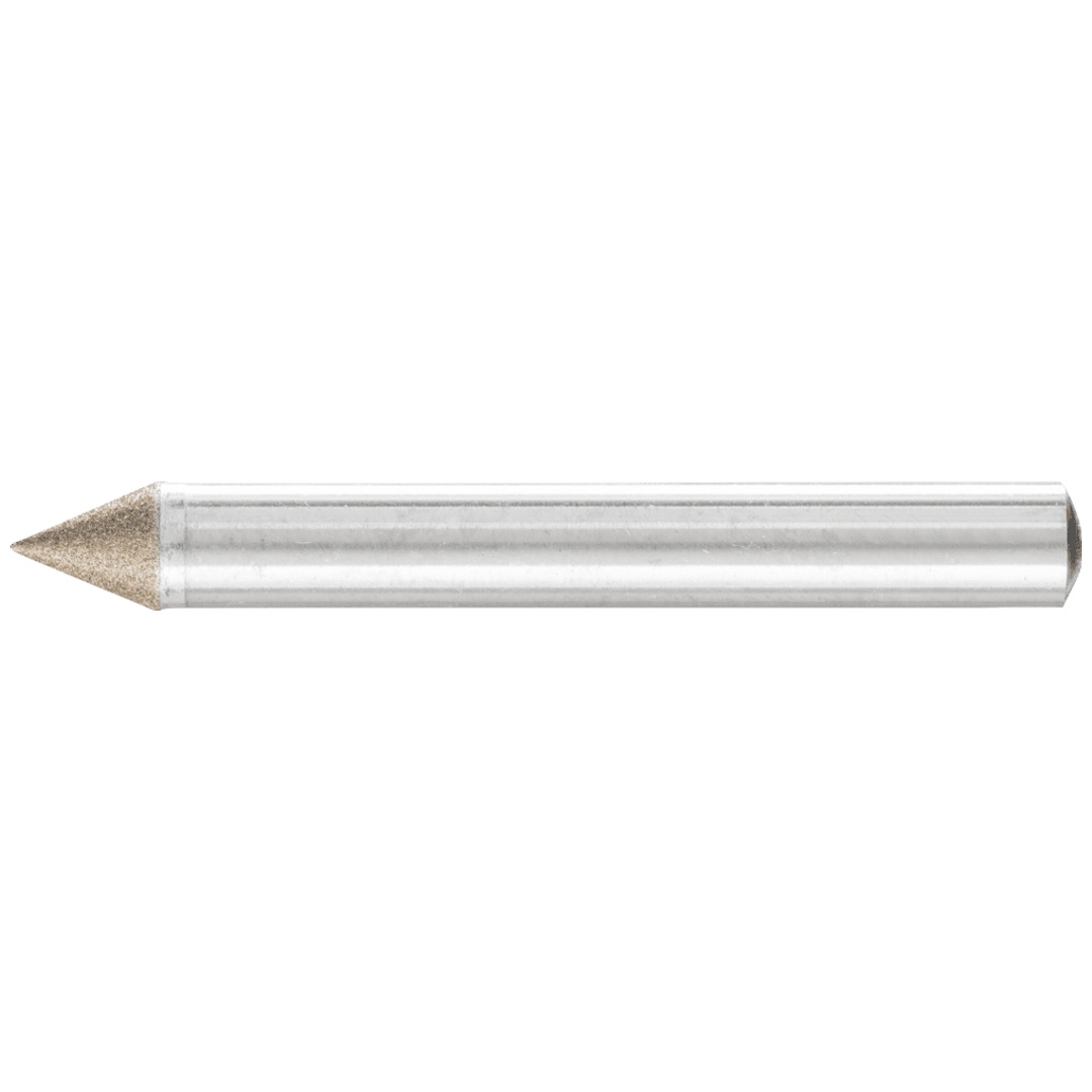 PFERD TOOLS CBN-Schleifstift Spitzkegel Ø 6x45° Schaft-Ø 6 mm B64 (fein) zum Anfasen/Entgraten/Senken