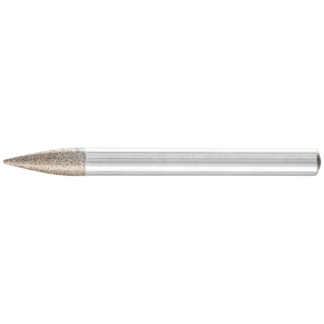 PFERD TOOLS CBN-Schleifst. Spitzbog.-Ø 6x18 mm Schaft-Ø 6 mm B126 (mit.) z. Gravur/Schleifen kl. Öffnungen