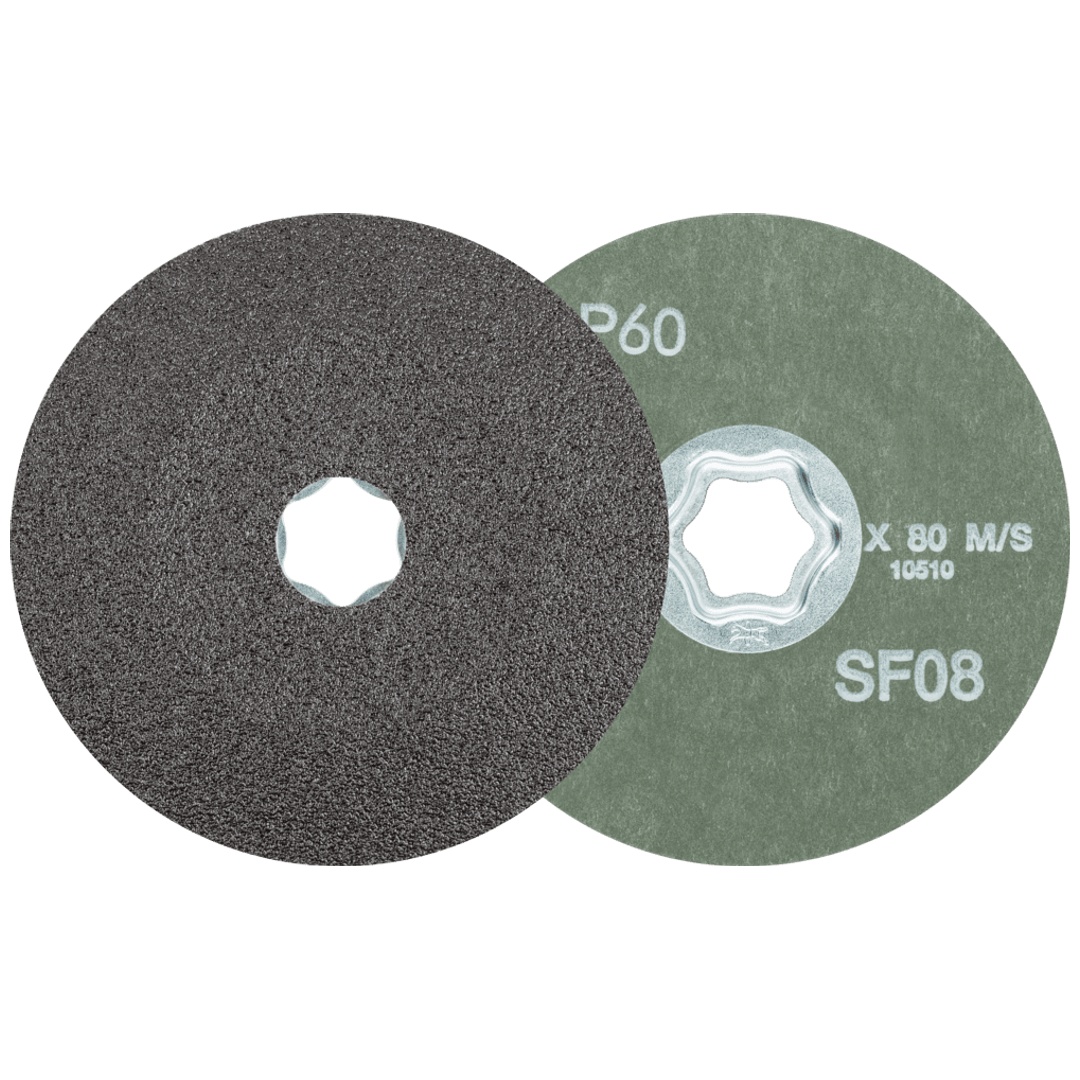 PFERD TOOLS COMBICLICK SiC Fiberscheibe Ø 115 mm SIC60 für harte NE Metalle