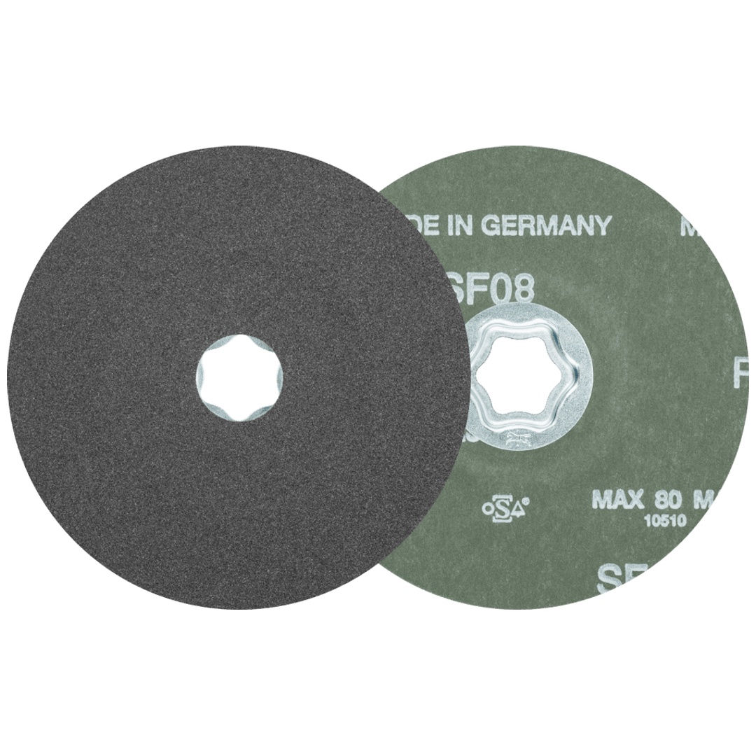 PFERD TOOLS COMBICLICK SiC Fiberscheibe Ø 125 mm SIC120 für harte NE Metalle