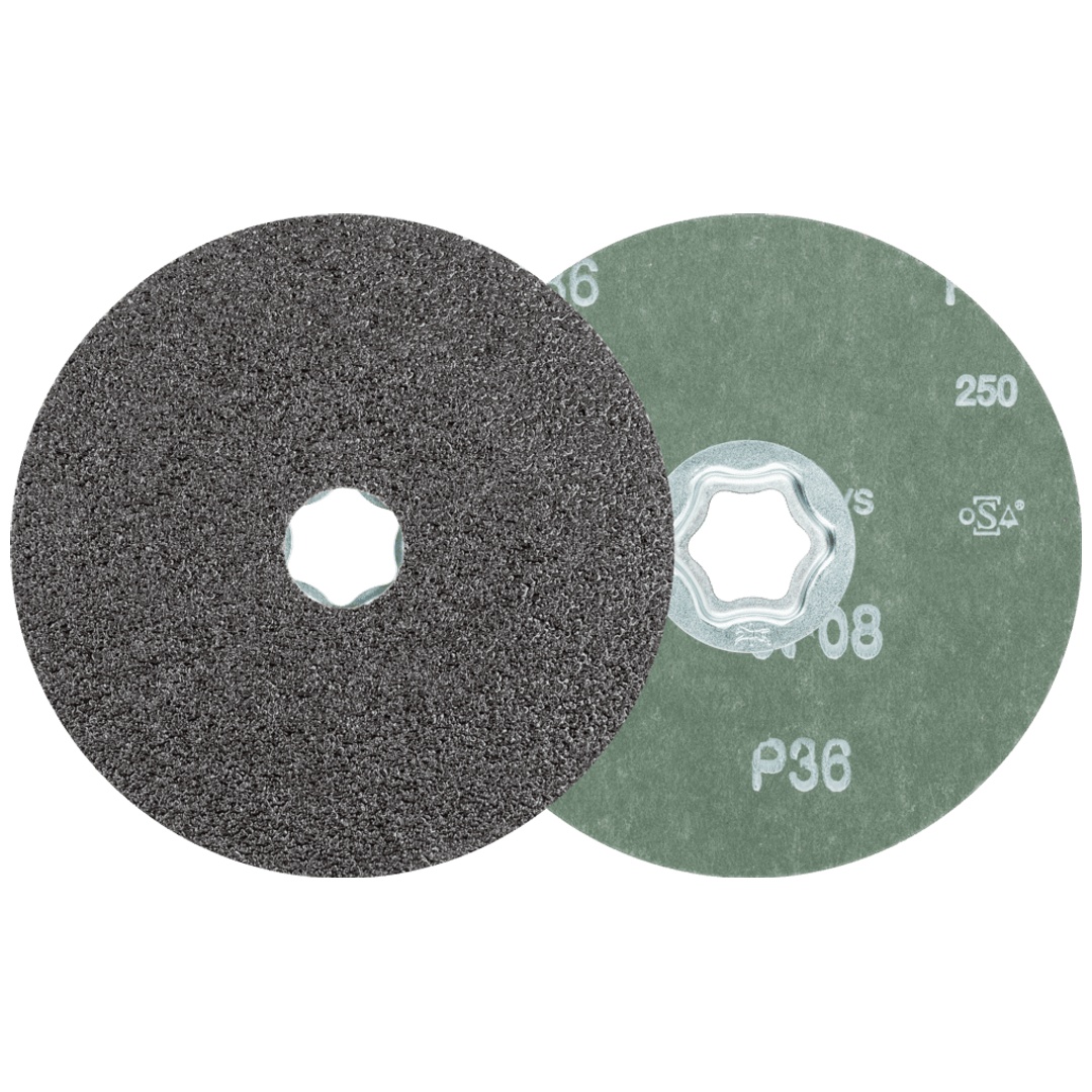 PFERD TOOLS COMBICLICK SiC Fiberscheibe Ø 125 mm SIC36 für harte NE Metalle