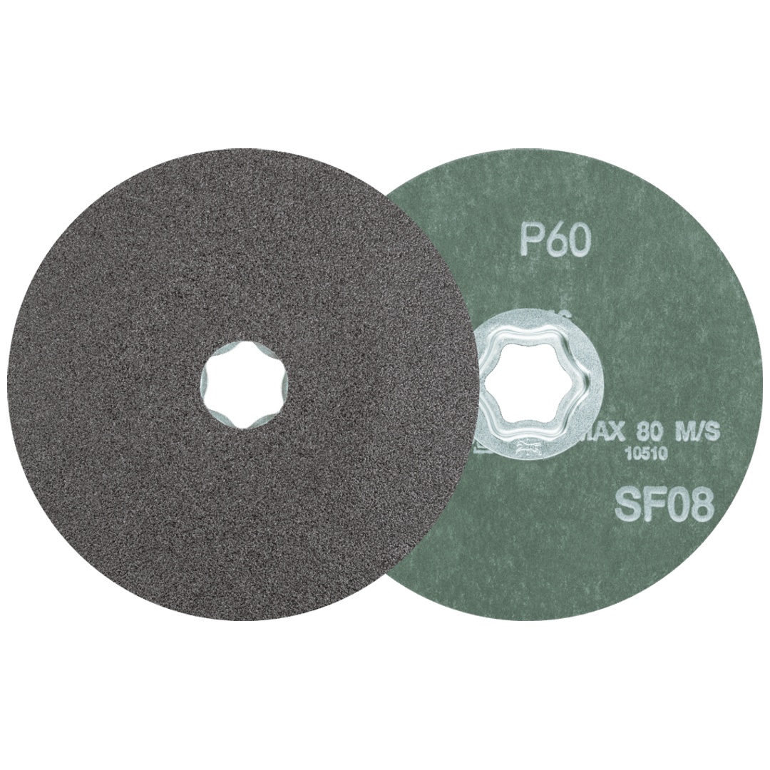 PFERD TOOLS COMBICLICK SiC Fiberscheibe Ø 125 mm SIC60 für harte NE Metalle