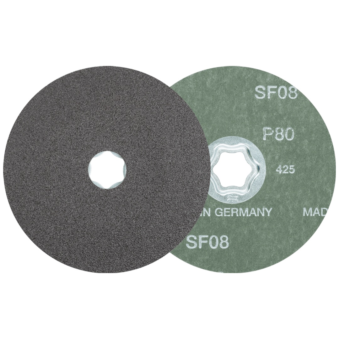 PFERD TOOLS COMBICLICK SiC Fiberscheibe Ø 125 mm SIC80 für harte NE Metalle