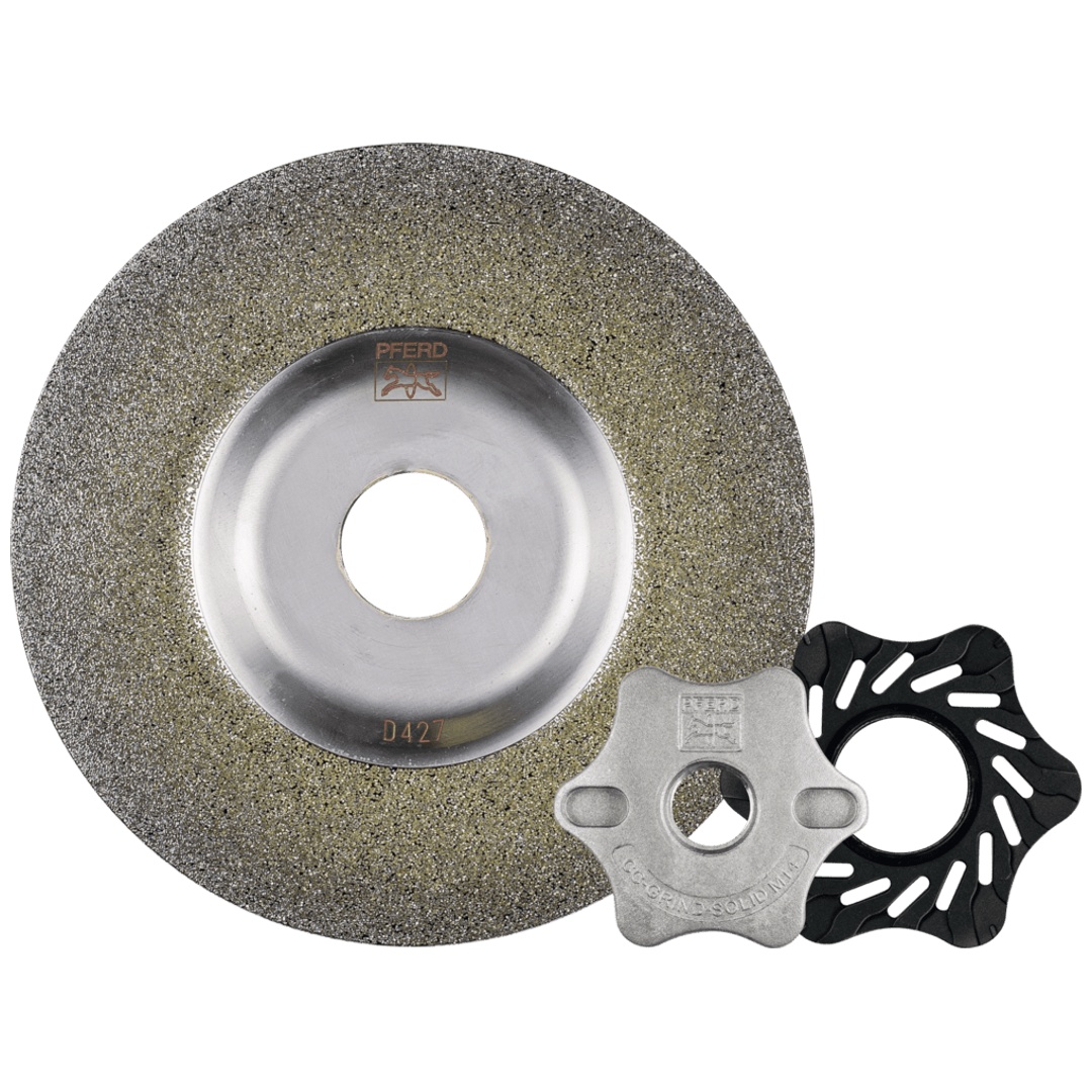 PFERD TOOLS CC-GRIND SOLID DIAMOND 115x22,23 mm D852 (sehr grob) zum Bearbeiten harter Werkstoffe