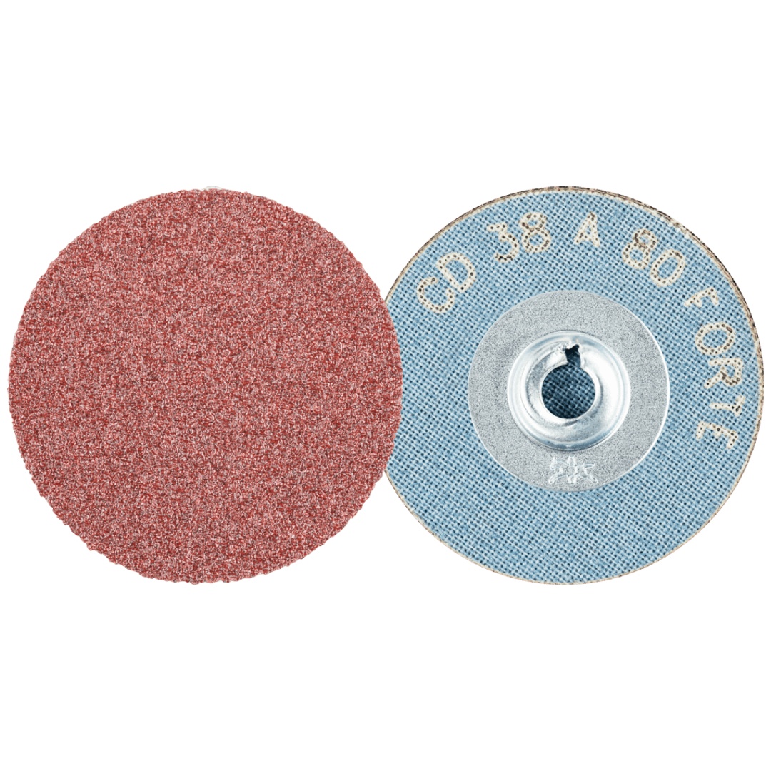 PFERD TOOLS COMBIDISC Korund Schleifblatt CD Ø 38 mm A80 FORTE für hohen Abtrag
