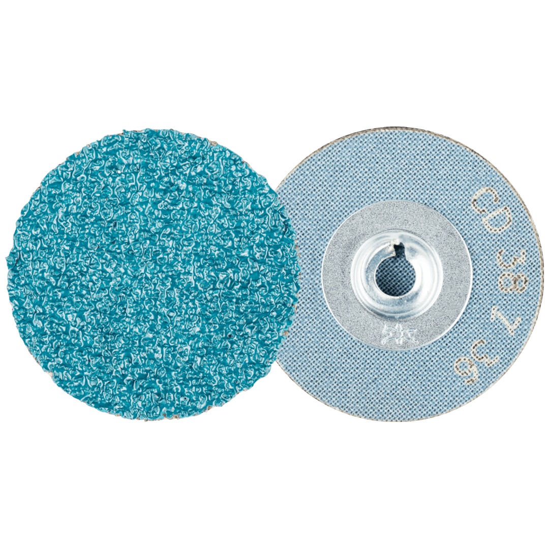 PFERD TOOLS COMBIDISC Zirkon Schleifblatt CD Ø 38 mm Z36 für gehärteten Stahl