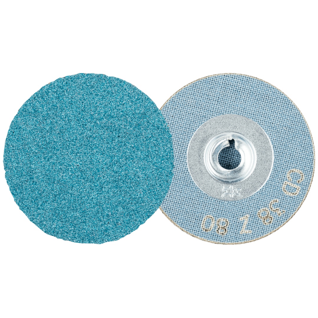 PFERD TOOLS COMBIDISC Zirkon Schleifblatt CD Ø 38 mm Z80 für gehärteten Stahl