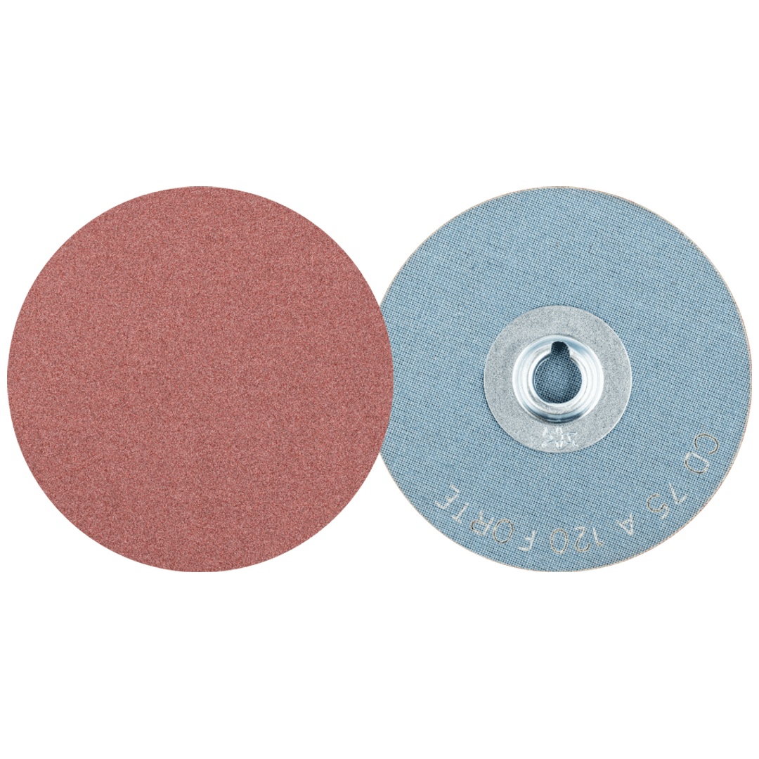 PFERD TOOLS COMBIDISC Korund Schleifblatt CD Ø 75 mm A120 FORTE für hohen Abtrag