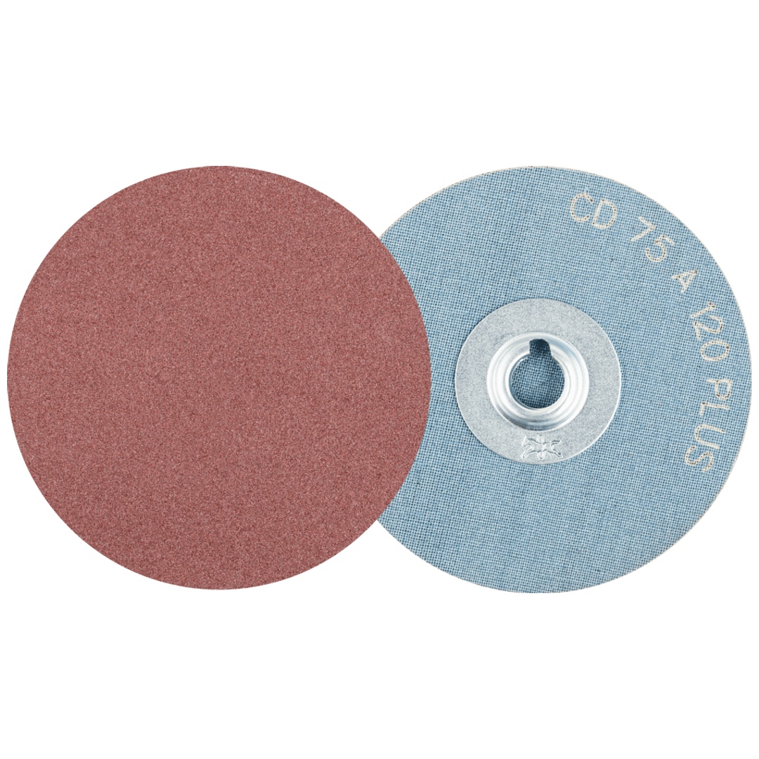PFERD TOOLS COMBIDISC Korund Schleifblatt CD Ø 75 mm A120 PLUS für robuste Anwendung