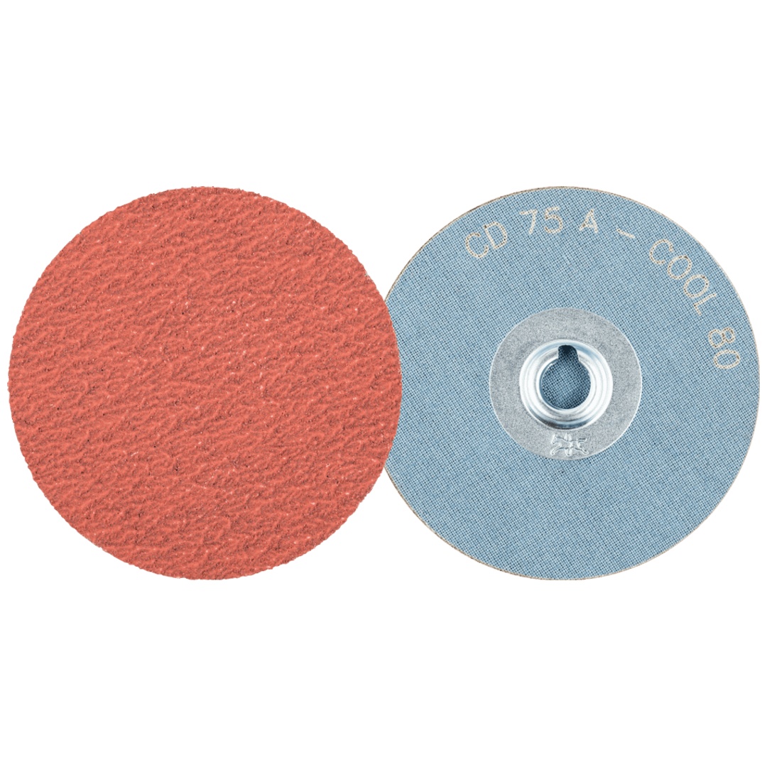PFERD TOOLS COMBIDISC Korund Schleifblatt CD Ø 75 mm A80 COOL für Edelstahl