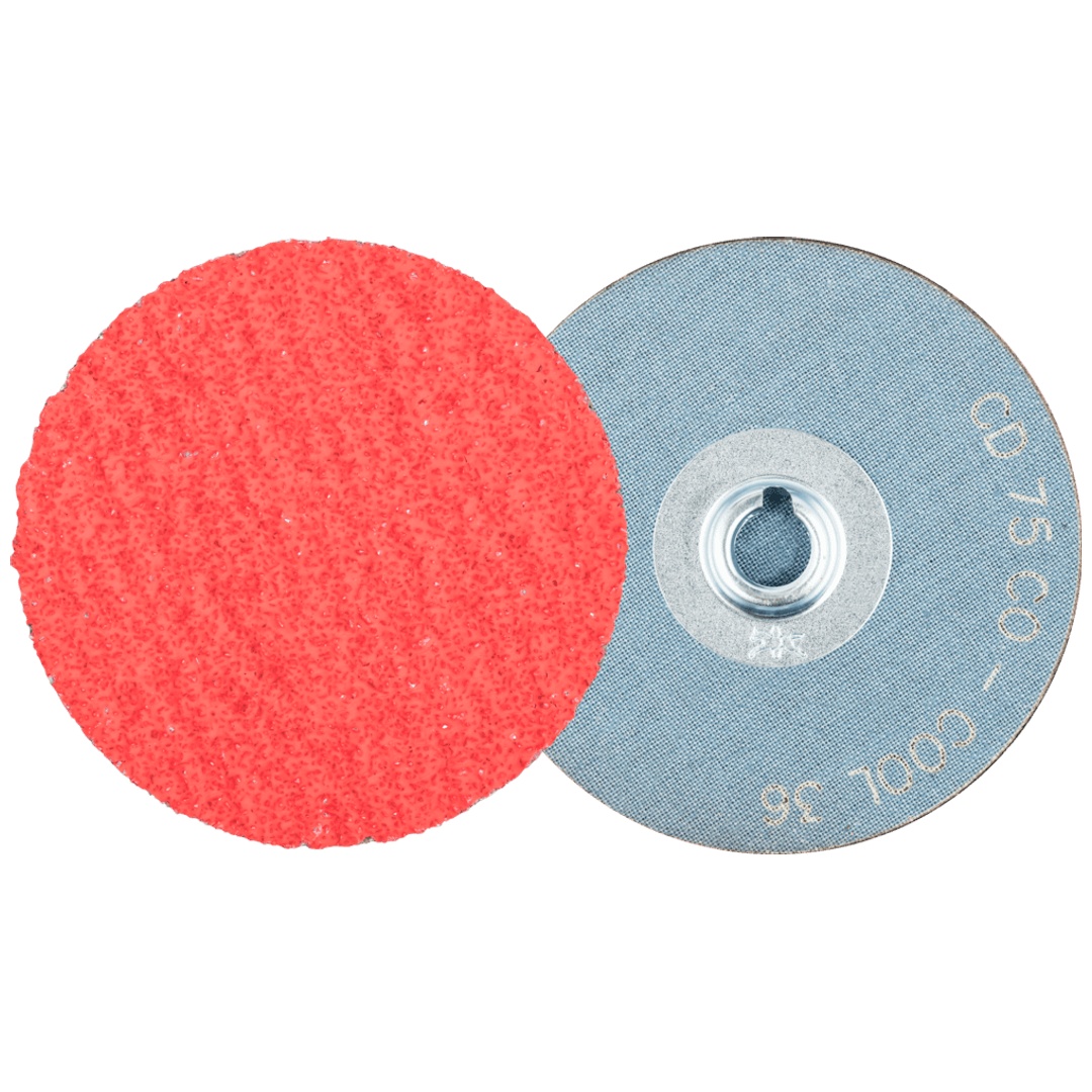 PFERD TOOLS COMBIDISC Keramikkorn Schleifblatt CD Ø 75 mm CO-COOL36 für Stahl und Edelstahl