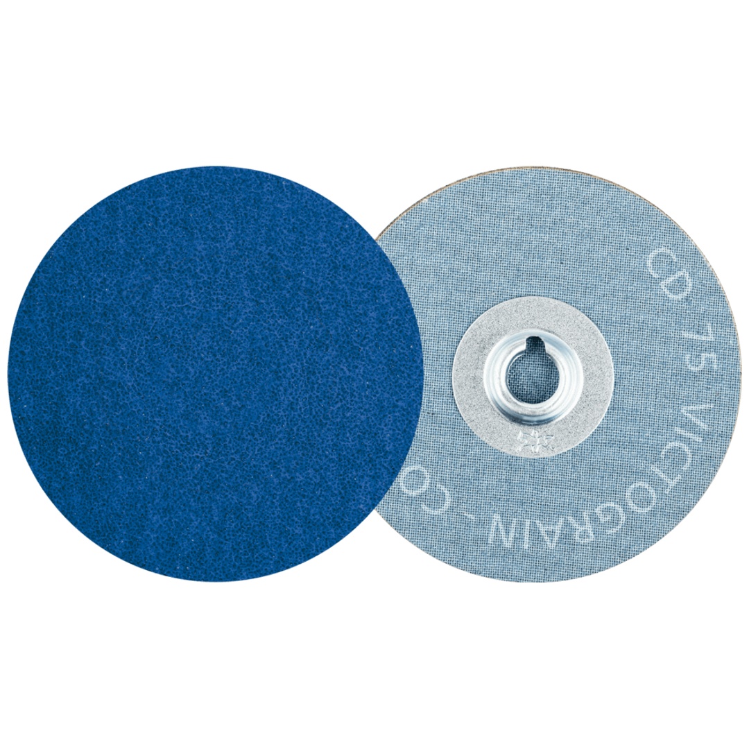 PFERD TOOLS COMBIDISC Schleifblatt CD Ø 75 mm VICTOGRAIN-COOL36 für Stahl und Edelstahl