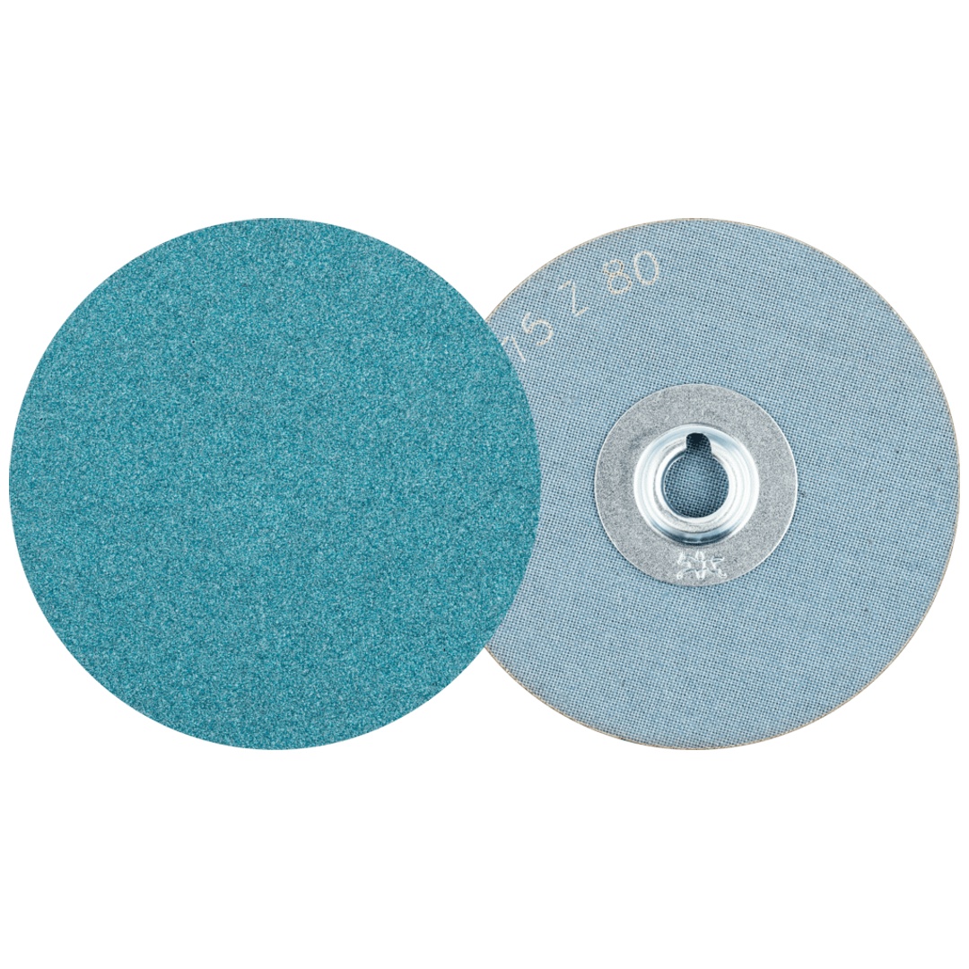 PFERD TOOLS COMBIDISC Zirkon Schleifblatt CD Ø 75 mm Z80 für gehärteten Stahl