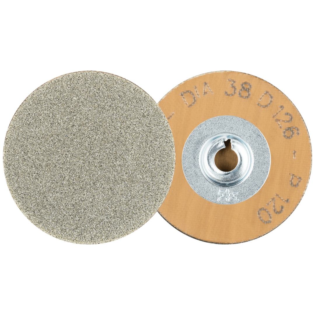 PFERD TOOLS COMBIDISC Diamant Schleifblatt CD Ø 38 mm D126/P 120 für Titan, Glas, GFK und Stein