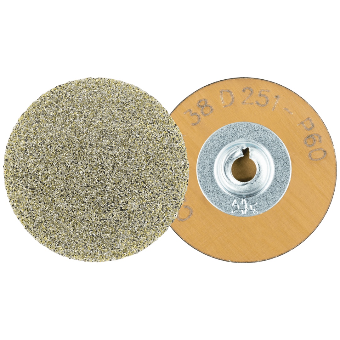 PFERD TOOLS COMBIDISC Diamant Schleifblatt CD Ø 38 mm D251/P 60 für Titan, Glas, GFK und Stein