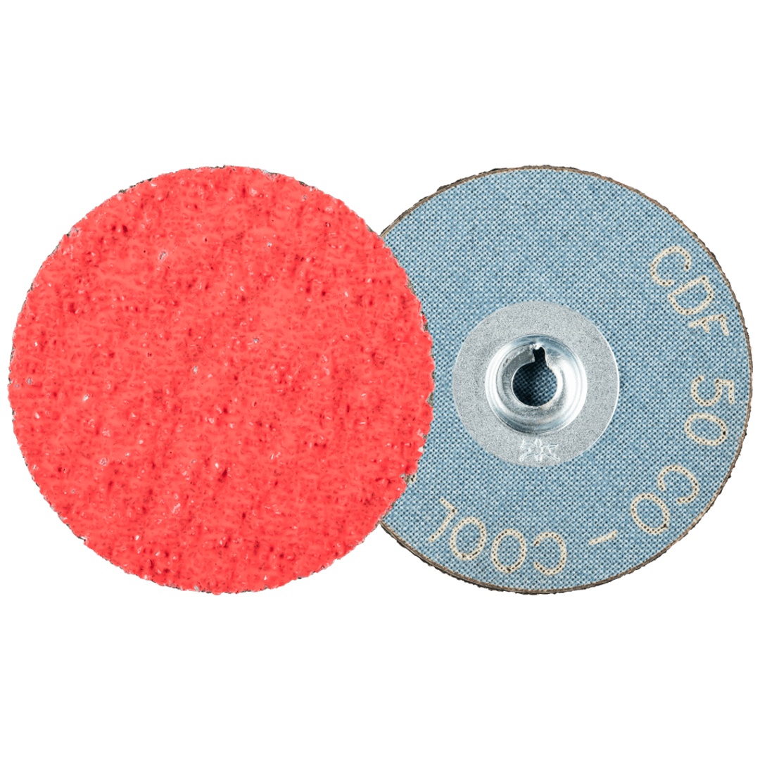 PFERD TOOLS COMBIDISC Keramikkorn Mini-Fiberscheibe CDF Ø 50mm CO-COOL36 für Stahl und Edelstahl
