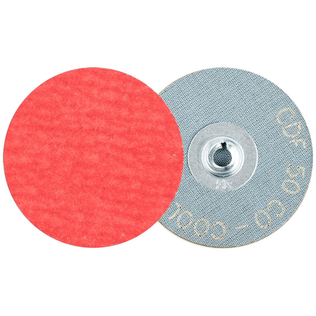 PFERD TOOLS COMBIDISC Keramikkorn Mini-Fiberscheibe CDF Ø 50mm CO-COOL80 für Stahl und Edelstahl