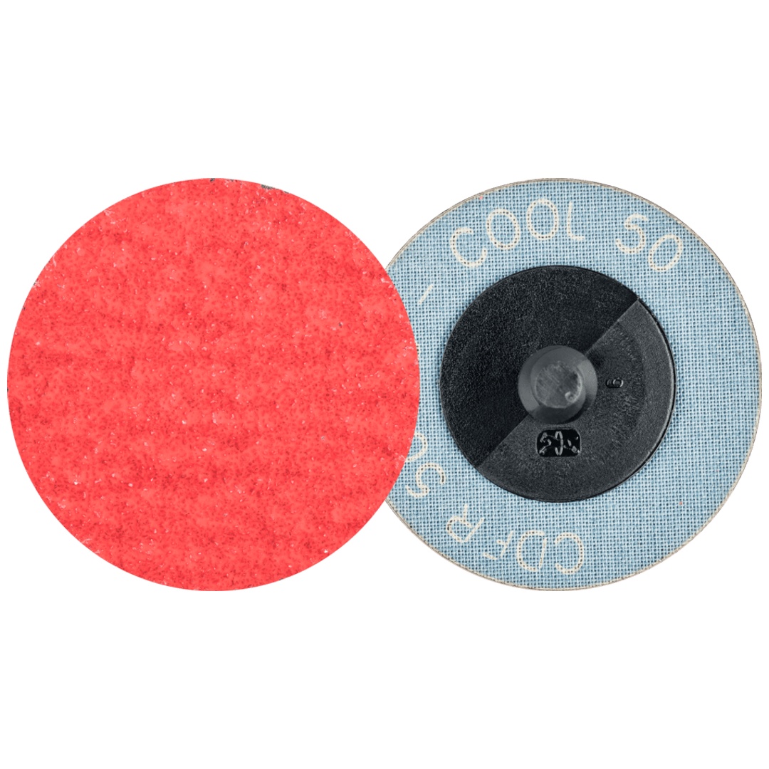 PFERD TOOLS COMBIDISC Keramikkorn Mini-Fiberscheibe CDFR Ø 50mm CO-COOL50 für Stahl und Edelstahl