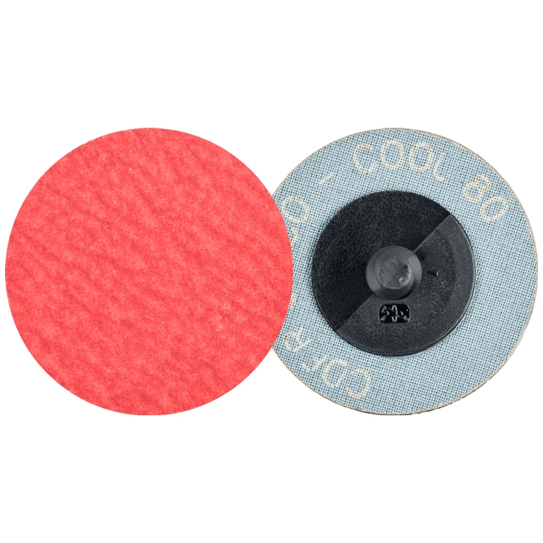 PFERD TOOLS COMBIDISC Keramikkorn Mini-Fiberscheibe CDFR Ø 50mm CO-COOL80 für Stahl und Edelstahl