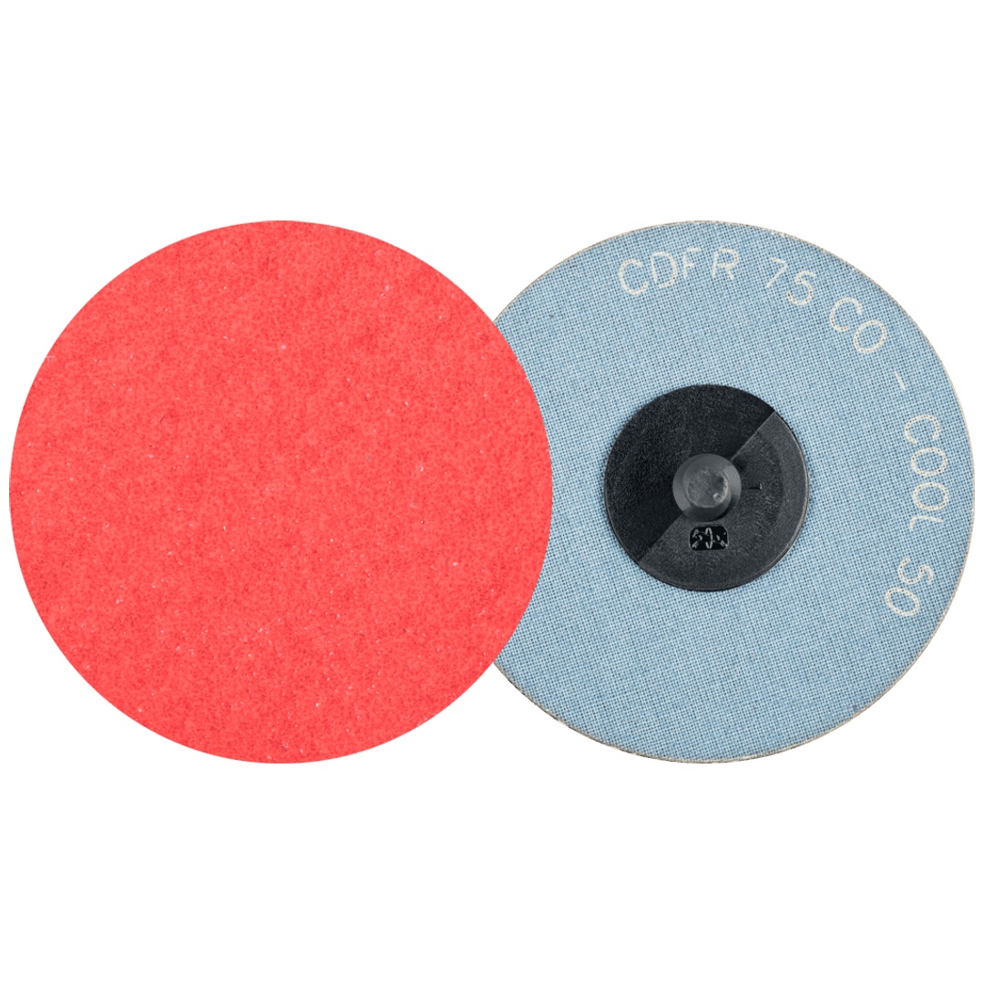 PFERD TOOLS COMBIDISC Keramikkorn Mini-Fiberscheibe CDFR Ø 75 mm CO-COOL50 für Stahl und Edelstahl