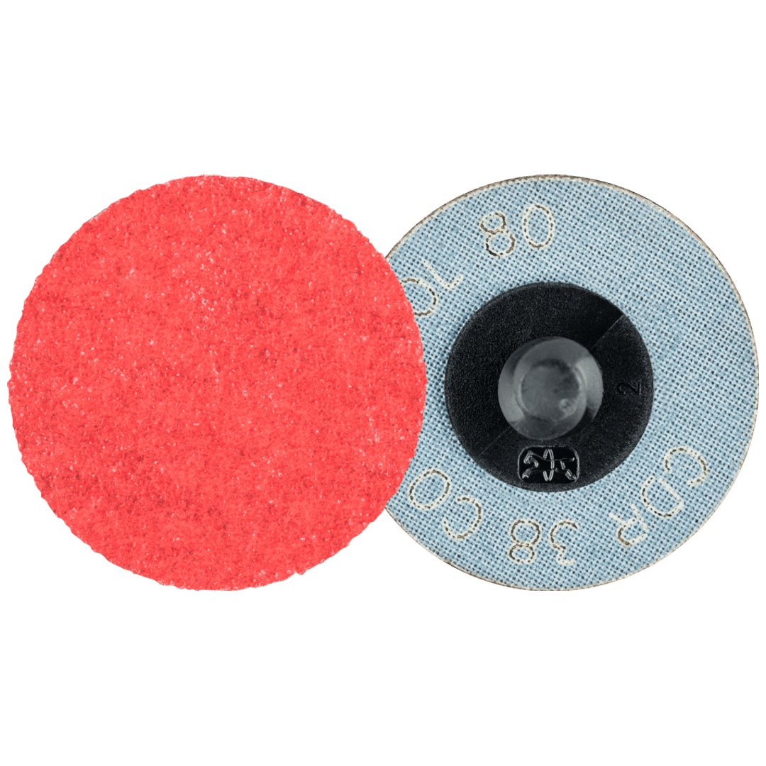 PFERD TOOLS COMBIDISC Keramikkorn Schleifblatt CDR Ø 38 mm CO-COOL80 für Stahl und Edelstahl