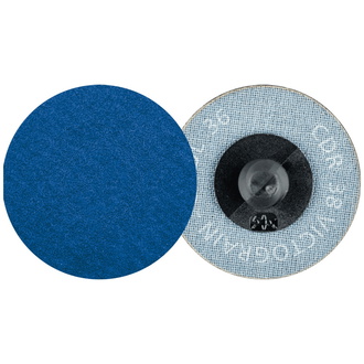 PFERD COMBIDISC Schleifblatt CDR Ø 38 mm VICTOGRAIN-COOL36 für Stahl und Edelstahl