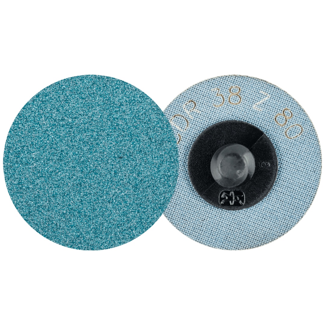 PFERD TOOLS COMBIDISC Zirkon Schleifblatt CDR Ø 38 mm Z80 für gehärteten Stahl