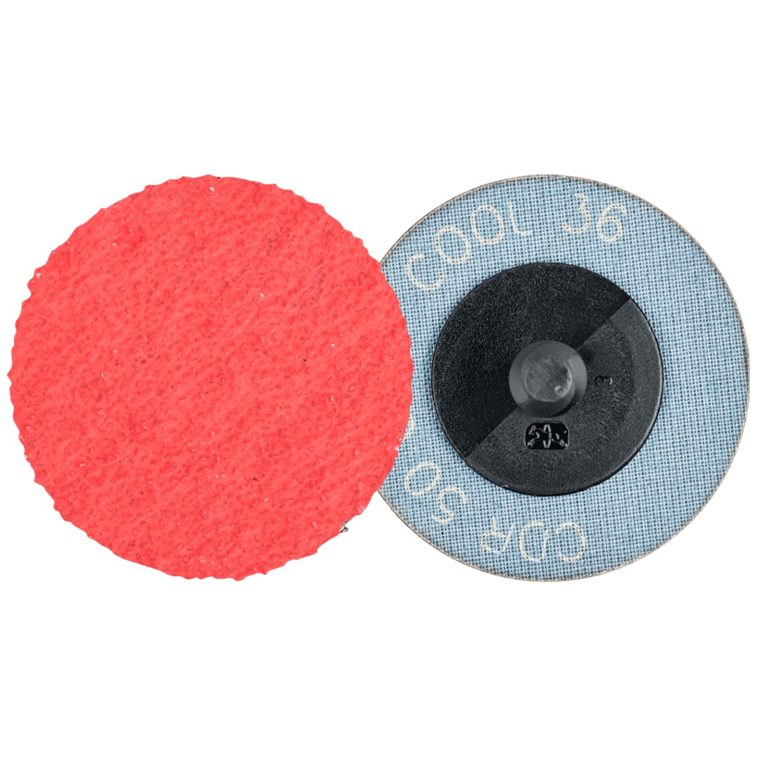 PFERD TOOLS COMBIDISC Keramikkorn Schleifblatt CDR Ø 50mm CO-COOL36 für Stahl und Edelstahl