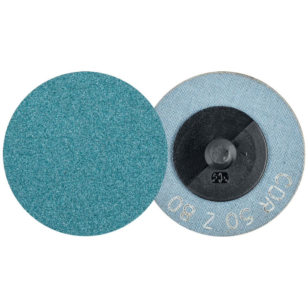 PFERD TOOLS COMBIDISC Zirkon Schleifblatt CDR Ø 50mm Z80 für gehärteten Stahl