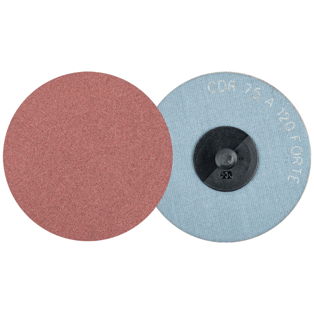 PFERD TOOLS COMBIDISC Korund Schleifblatt CDR Ø 75 mm A120 FORTE für hohen Abtrag