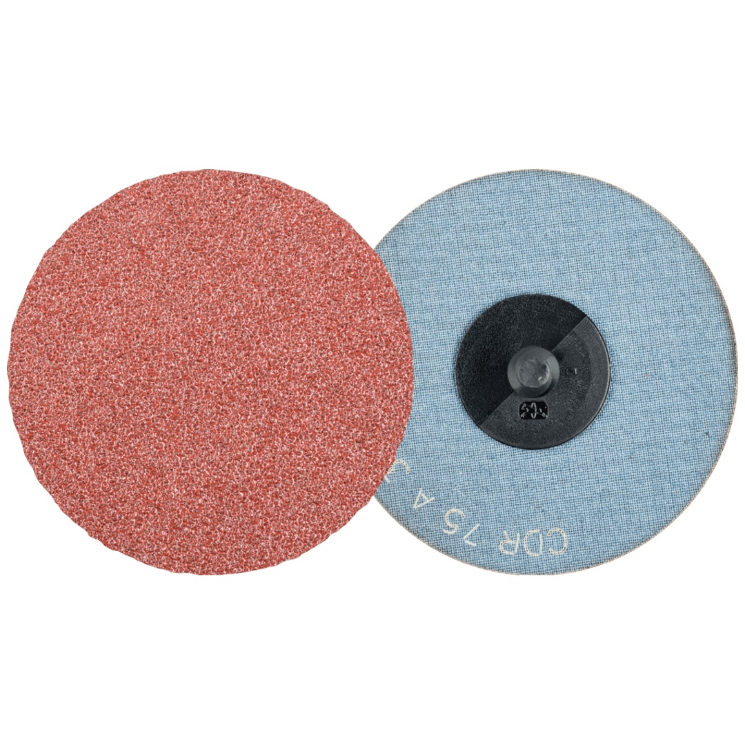 PFERD TOOLS COMBIDISC Korund Schleifblatt CDR Ø 75 mm A36 für universelle Anwendungen