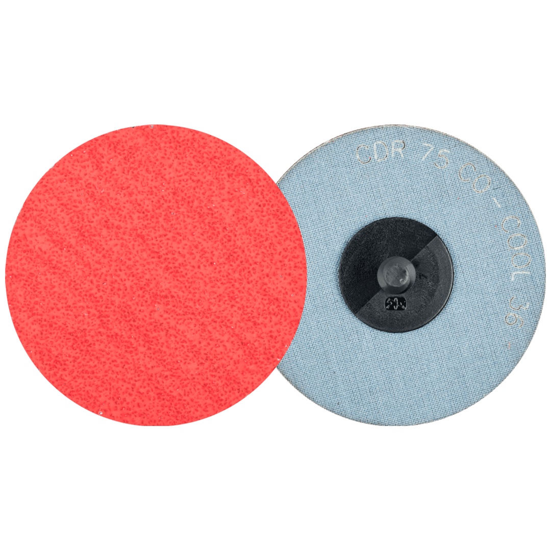 PFERD TOOLS COMBIDISC Keramikkorn Schleifblatt CDR Ø 75 mm CO-COOL36 für Stahl und Edelstahl