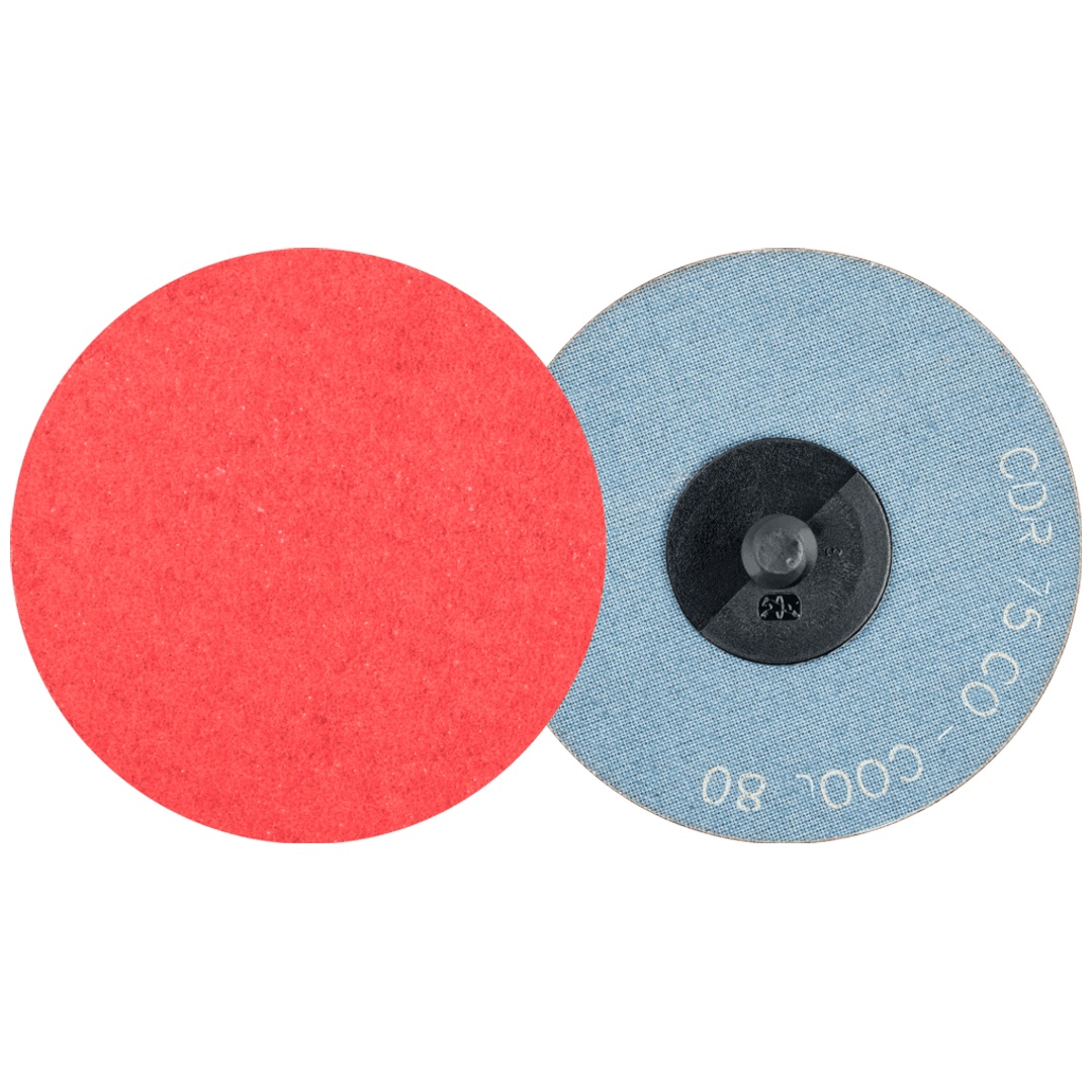 PFERD TOOLS COMBIDISC Keramikkorn Schleifblatt CDR Ø 75 mm CO-COOL80 für Stahl und Edelstahl