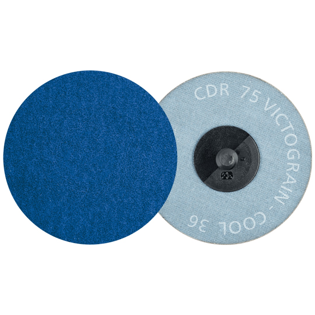 PFERD TOOLS COMBIDISC Schleifblatt CDR Ø 75 mm VICTOGRAIN-COOL36 für Stahl und Edelstahl