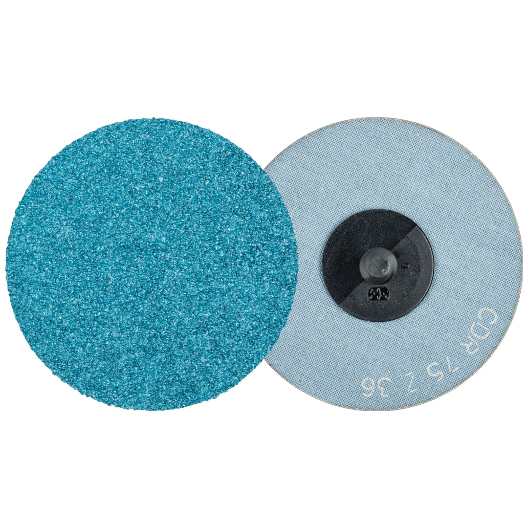 PFERD TOOLS COMBIDISC Zirkon Schleifblatt CDR Ø 75 mm Z36 für gehärteten Stahl
