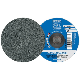 PFERD COMBIDISC verpresste Vliesronde CDR PNER Ø 50mm Weich A Grob für Finish