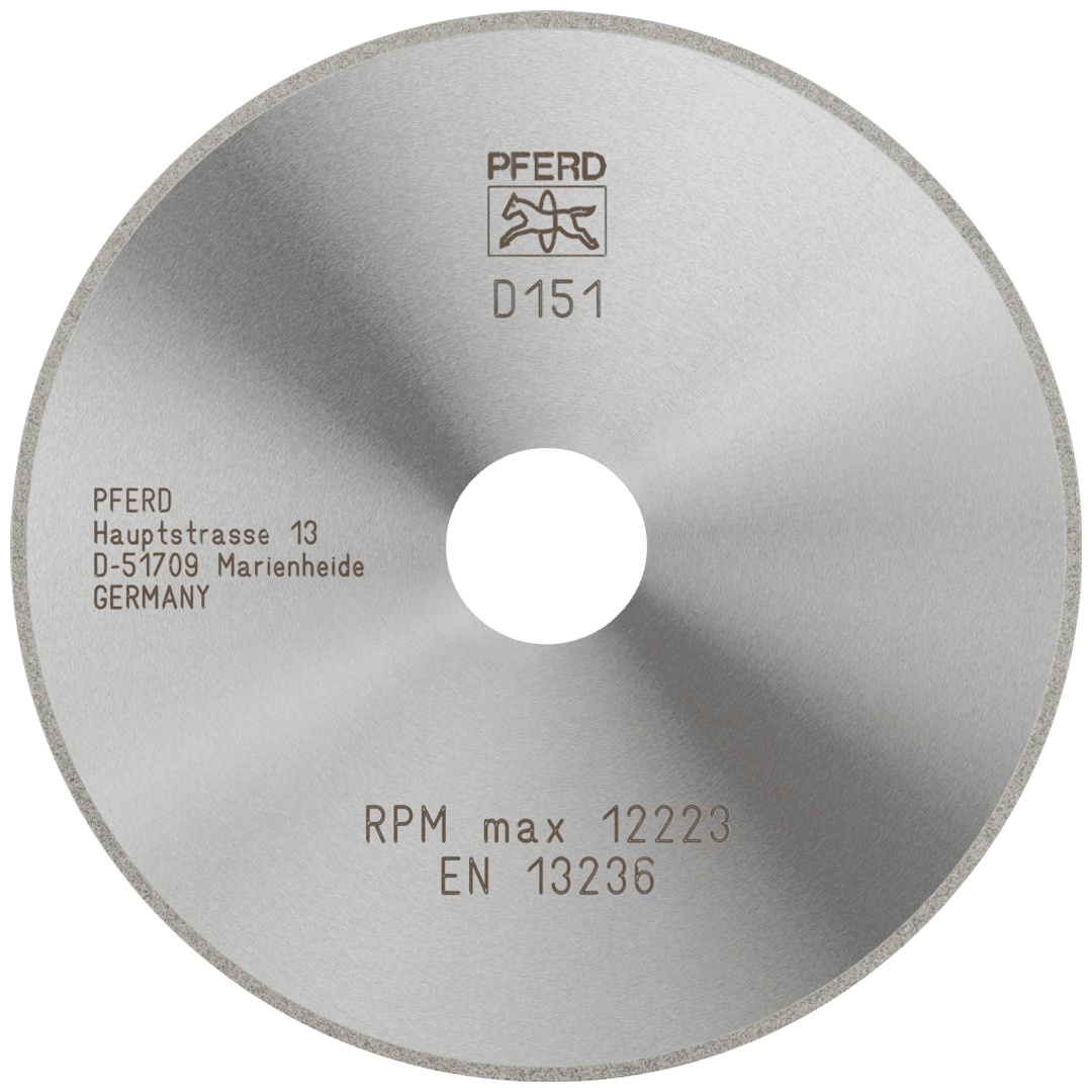 PFERD TOOLS Diamant-Trennscheibe D1A1R 125x1,4x20,0mm D151 (mittel) für Glas/Keramik/Hartmetall