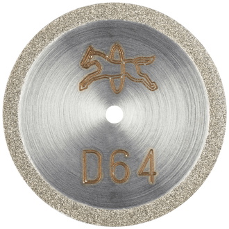 PFERD Diamant-Trennscheibe D1A1R 22x0,5x1,7 mm D64 (fein) für Glas/Keramik/Hartmetall