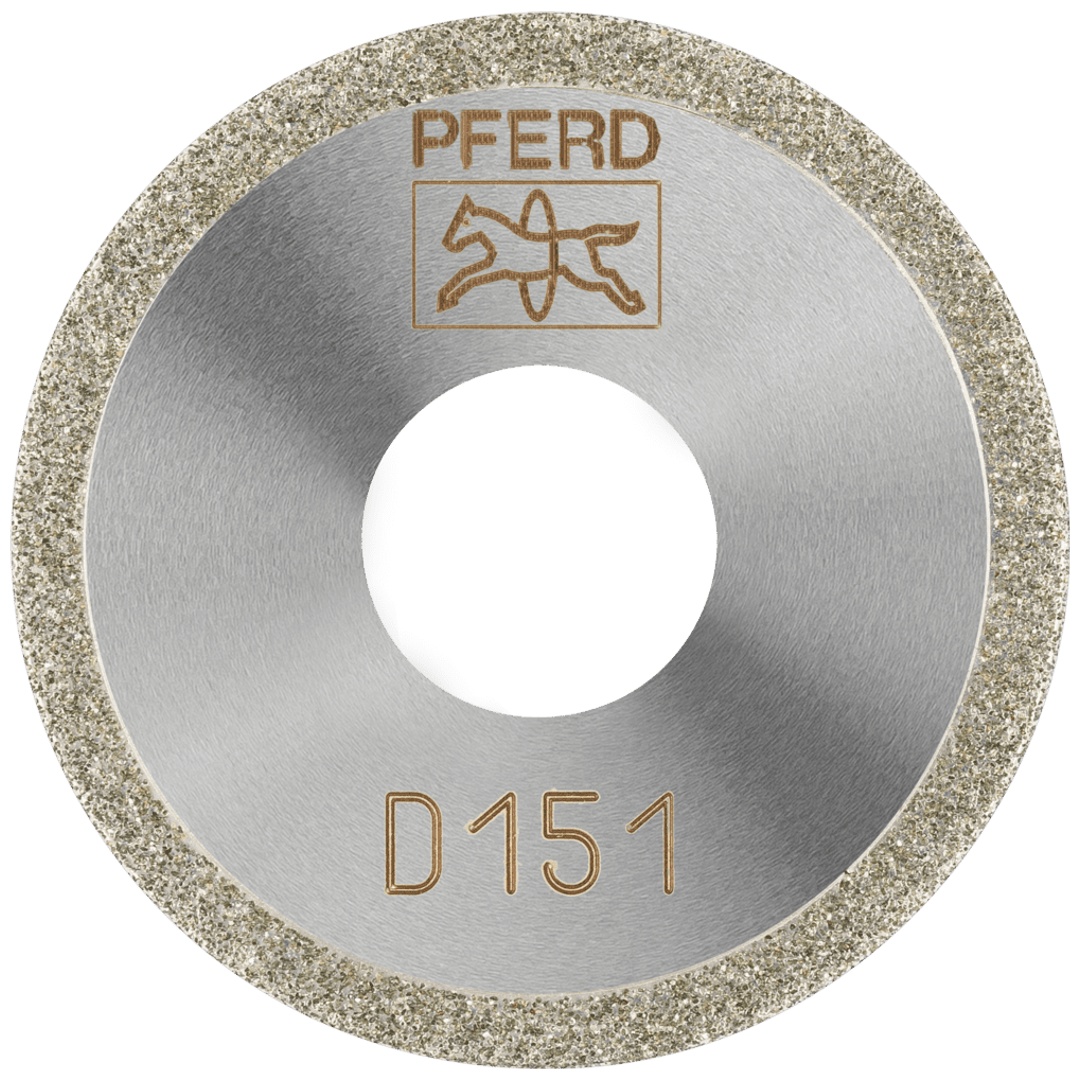 PFERD TOOLS Diamant-Trennscheibe D1A1R 30x1,0x10,0mm D151 (mittel) für Glas/Keramik/Hartmetall