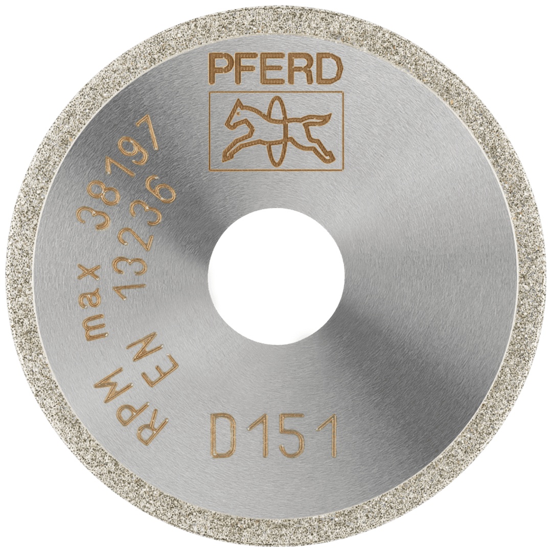 PFERD TOOLS Diamant-Trennscheibe D1A1R 40x1,0x10,0mm D151 (mittel) für Glas/Keramik/Hartmetall