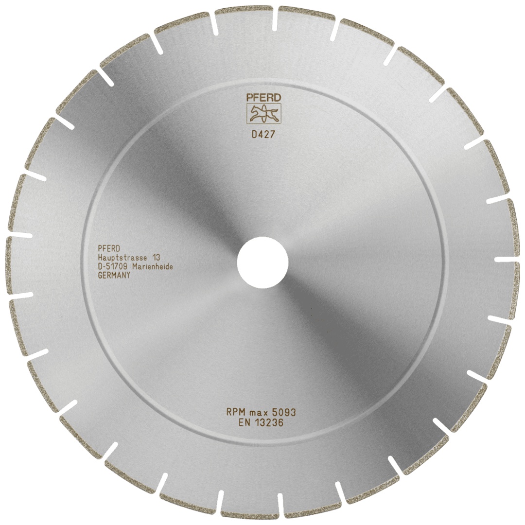 PFERD TOOLS Diamant-Trennscheibe D1A1R 300x2,5x30,0mm D427 (grob) segmentiert für GFK/CFK