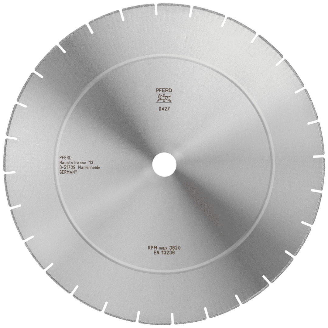 PFERD TOOLS Diamant-Trennscheibe D1A1R 400x3,8x30,0mm D427 (grob) segmentiert für GFK/CFK