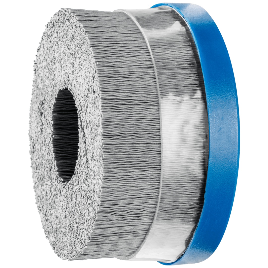 PFERD TOOLS COMPOSITE Tellerbürste DBUR Ø 100x22,2 mm Bohrung SiC-Filament-Ø 0,55 mm Korn 320 stationär